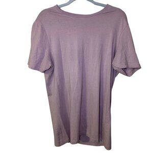 Zara Cotton Soft Tee Short Sleeve Light Pink Size L